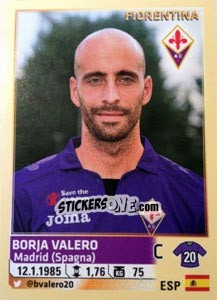 Sticker Borja Valero - Calciatori 2013-2014 n. 174 - Panini