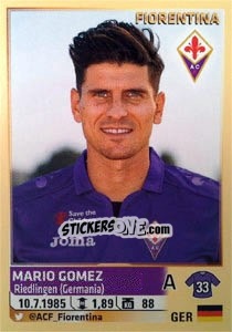 Figurina Mario Gomez - Calciatori 2013-2014 - Panini