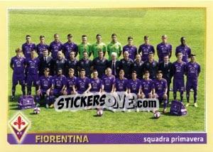 Figurina Fiorentina Squadra Primavera - Calciatori 2013-2014 - Panini