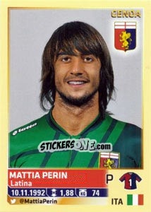 Cromo Mattia Perin - Calciatori 2013-2014 - Panini