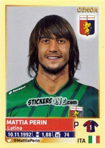 Sticker Mattia Perin - Calciatori 2013-2014 n. 193 - Panini