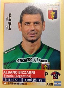 Sticker Albano Bizzarri - Calciatori 2013-2014 n. 194 - Panini