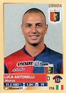 Sticker Luca Antonelli - Calciatori 2013-2014 n. 200 - Panini
