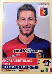 Sticker Andrea Bertolacci - Calciatori 2013-2014 n. 208 - Panini