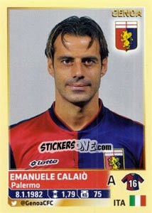 Sticker Emanuele Calaio - Calciatori 2013-2014 n. 211 - Panini