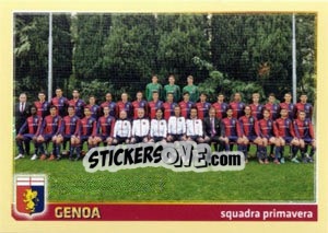 Cromo Genoa Squadra Primavera - Calciatori 2013-2014 - Panini