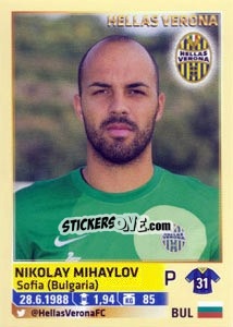 Figurina Nikolay Mihaylov - Calciatori 2013-2014 - Panini