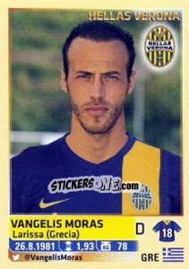 Sticker Vangelis Moras - Calciatori 2013-2014 - Panini