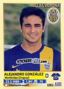 Figurina Alejandro González - Calciatori 2013-2014 - Panini