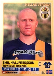 Sticker Emil Hallfredsson - Calciatori 2013-2014 - Panini