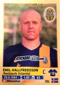 Sticker Emil Hallfredsson - Calciatori 2013-2014 n. 233 - Panini