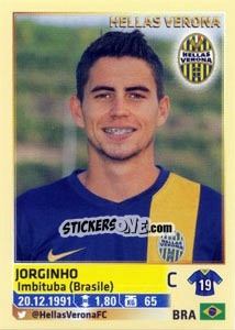Cromo Jorginho - Calciatori 2013-2014 - Panini