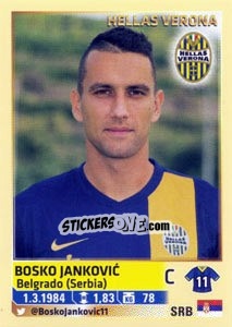 Cromo Boško Jankovic - Calciatori 2013-2014 - Panini