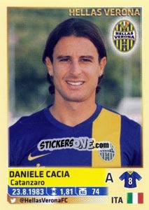 Sticker Daniele Cacia - Calciatori 2013-2014 n. 240 - Panini