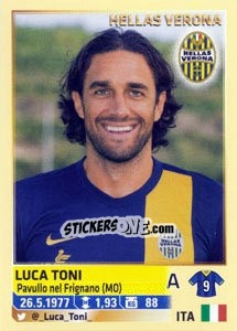 Sticker Luca Toni - Calciatori 2013-2014 - Panini