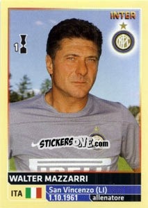 Sticker Walter Mazzarri - Calciatori 2013-2014 n. 250 - Panini