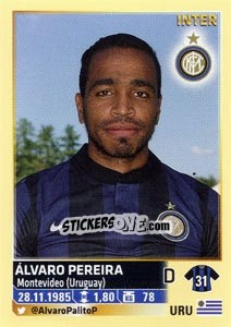 Sticker Álvaro Pereira - Calciatori 2013-2014 - Panini