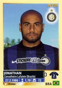 Sticker Jonathan - Calciatori 2013-2014 n. 260 - Panini
