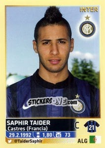 Sticker Saphir Taider - Calciatori 2013-2014 n. 265 - Panini