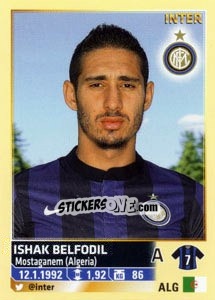 Figurina Ishak Belfodil - Calciatori 2013-2014 - Panini