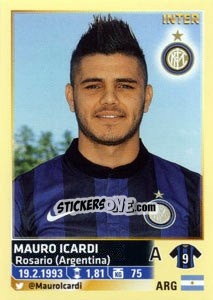 Sticker Mauro Icardi - Calciatori 2013-2014 n. 268 - Panini