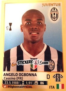 Sticker Angelo Ogbonna - Calciatori 2013-2014 - Panini