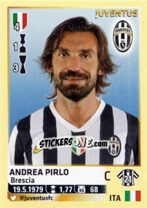 Cromo Andrea Pirlo - Calciatori 2013-2014 - Panini