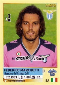 Sticker Federico Marchetti - Calciatori 2013-2014 n. 309 - Panini