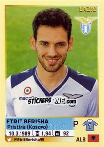 Sticker Etrit Berisha - Calciatori 2013-2014 n. 310 - Panini