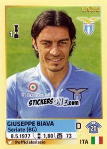 Figurina Giuseppe Biava - Calciatori 2013-2014 - Panini