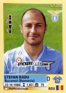 Sticker Stefan Radu - Calciatori 2013-2014 n. 314 - Panini