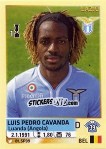 Sticker Luis Pedro Cavanda - Calciatori 2013-2014 n. 315 - Panini