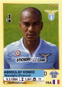 Figurina Abdoulay Konko - Calciatori 2013-2014 - Panini