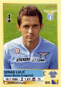 Sticker Senad Lulic - Calciatori 2013-2014 n. 317 - Panini