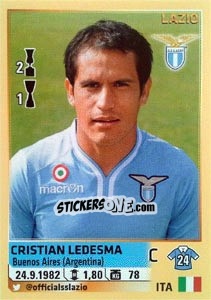 Cromo Cristian Ledesma - Calciatori 2013-2014 n. 319 - Panini