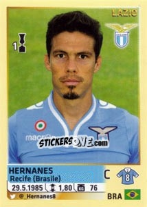 Sticker Hernanes - Calciatori 2013-2014 n. 324 - Panini