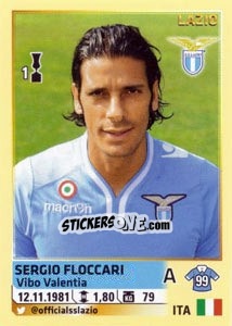 Sticker Sergio Floccari - Calciatori 2013-2014 n. 327 - Panini