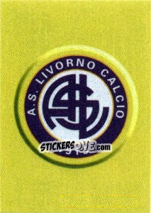 Figurina Scudetto - Livorno - Calciatori 2013-2014 - Panini