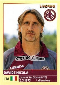 Sticker Davide Nicola - Calciatori 2013-2014 n. 337 - Panini