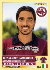 Sticker Alessandro Lambrughi - Calciatori 2013-2014 - Panini