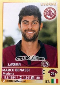 Sticker Marco Benassi - Calciatori 2013-2014 - Panini