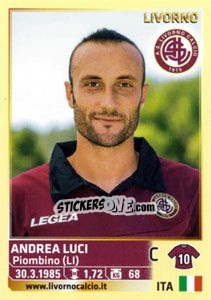 Cromo Andrea Luci - Calciatori 2013-2014 n. 349 - Panini