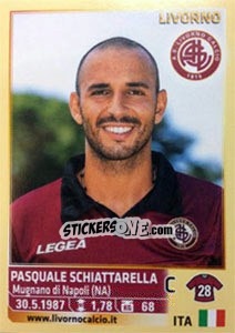Cromo Pasquale Schiattarella - Calciatori 2013-2014 - Panini