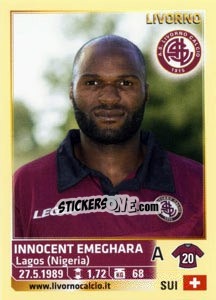 Sticker Innocent Emeghara - Calciatori 2013-2014 n. 356 - Panini