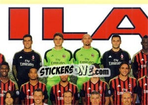 Sticker Squadra - Milan - Calciatori 2013-2014 n. 361 - Panini