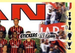 Sticker Squadra - Milan
