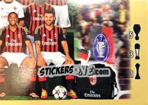 Figurina Squadra - Milan