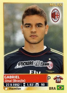 Sticker Gabriel - Calciatori 2013-2014 n. 368 - Panini