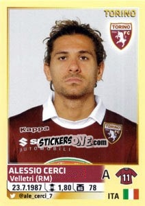 Sticker Alessio Cerci - Calciatori 2013-2014 n. 558 - Panini
