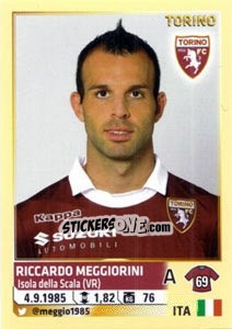 Figurina Riccardo Meggiorini - Calciatori 2013-2014 - Panini